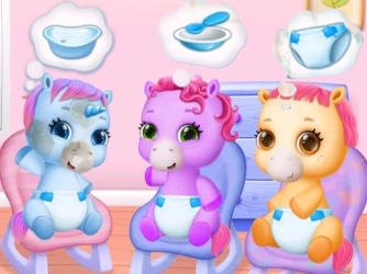 Game: Baby Pony Sisters Care