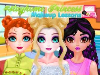 Game: StayHome Princess Makeup Lessons
