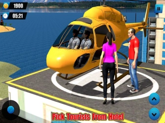 Game: Helicopter Taxi Tourist Transport