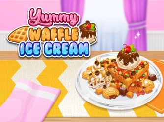 Game: Yummy Waffle Ice Cream
