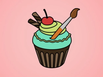 Game: Yummy Cupcake Coloring