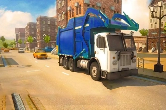 Game: Road Garbage Dump Truck Driver