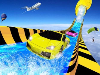 Game: Water Slide Car Racing adventure 2020