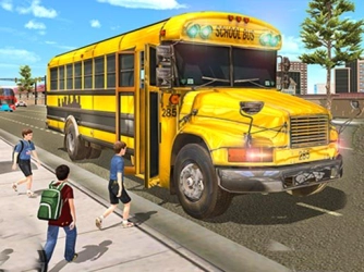 Game: City School Bus Driving