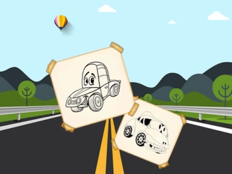 Game: Funny Cars For Kids Coloring