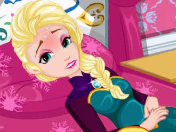 Game: Elsa Stomach Virus