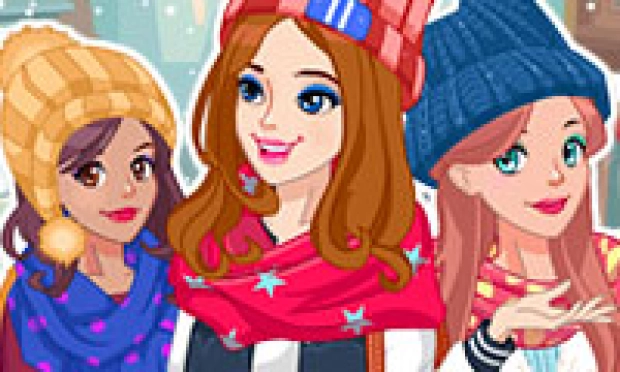 Game: Winter Top Model Dress Up